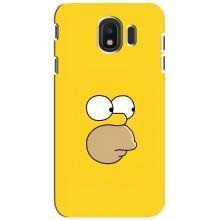 Чехол с Симпсонами для Samsung Galaxy J4 2018, SM-J400F (VPrint) (Гомер)