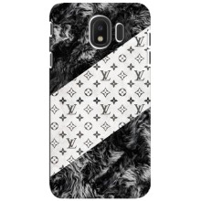 Чехол Стиль Louis Vuitton на Samsung Galaxy J4 2018, SM-J400F (LV на белом)