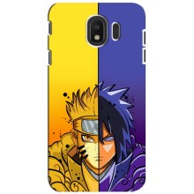 Купить Чехлы на телефон с принтом Anime для Самсунг J4 (2018) – Naruto Vs Sasuke
