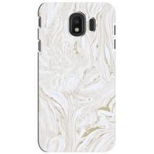 Мраморный чехол на Samsung Galaxy J4 2018, SM-J400F (VPrint) (Белый мрамор)