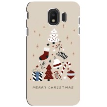 Різдвяні Чохли для Samsung Galaxy J4 2018, SM-J400F (VPrint) (Merry Christmas)