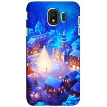 Різдвяні Чохли для Samsung Galaxy J4 2018, SM-J400F (VPrint) (Різдвяне місто)