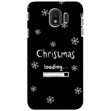 Різдвяні, Святкові Чохли для Samsung J4 2018 (Christmas loading)