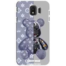 Силиконовый чехол для Samsung Galaxy J4 2018, SM-J400F (Медведь Louis Vuitton)