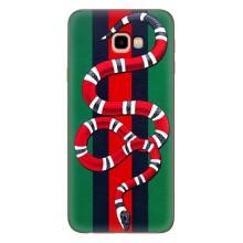 Чохли  GUCCI для Самсунг J4+, J4 Плюс (AlphaPrint) (Gucci змія)