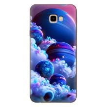 Чехлы КОСМОС для Samsung Galaxy J4+, J4 Plus, J415 – Синие планеты