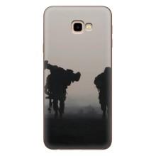 Чехлы на военную тематику для Samsung Galaxy J4+, J4 Plus, J415 – Бой солдат