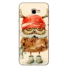 Чехлы с принтом СОВЫ для Samsung Galaxy J4+, J4 Plus, J415 – Сова в шапке