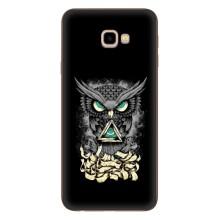 Чехлы с принтом СОВЫ для Samsung Galaxy J4+, J4 Plus, J415 – Зеленые глаза