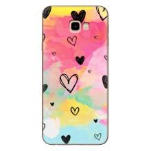 Чехлы с тематикой "Маленькие Сердечки" на Samsung Galaxy J4+, J4 Plus, J415 (Яркие сердечки)
