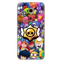 Чехол для Samsung Galaxy J4+, J4 Plus, J415 Бравл Старс (VPrint)