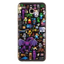 Чохол майнкрафт для Samsung Galaxy J4+, J4 Plus, J415 – Усі персонажі