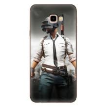 Силиконовый чехол с картинкой "Герой Pubg" на Samsung Galaxy J4+, J4 Plus, J415 – Пабг