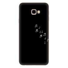 Чехол с картинками на черном фоне для Samsung Galaxy J4+, J4 Plus, J415 – Ноты