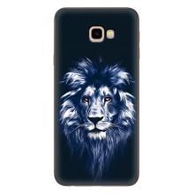Чехол с картинкой на Samsung Galaxy J4+, J4 Plus, J415 – Лев - синий