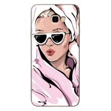 Чехол с картинкой Модные Девчонки Samsung Galaxy J4+, J4 Plus, J415 – Девушка в халате
