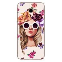 Чехол с картинкой Модные Девчонки Samsung Galaxy J4+, J4 Plus, J415 – Девушка в очках
