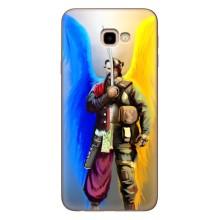 Чехол с картинкой (Патриотический КОЗАК) на Samsung Galaxy J4+, J4 Plus, J415 – Козак с крыльями
