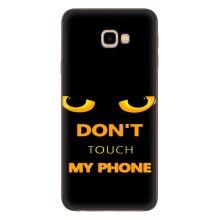 Чехол с Прикольным принтом на Samsung Galaxy J4+, J4 Plus, J415 – Не трогай мой телефон