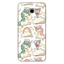 Чохол для Самсунг J4+, J4 Плюс - (Єдинорожки - Новинки) (AlphaPrint) (Єдиноріжки)