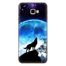 Чохол з Вовком на Samsung Galaxy J4+, J4 Plus, J415 – Виє на місяць