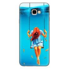 Чехол Стильные девушки на Samsung Galaxy J4+, J4 Plus, J415 – Девушка на качели