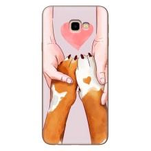 Чехол (ТПУ) Милые собачки для Samsung Galaxy J4+, J4 Plus, J415 (Любовь к собакам)