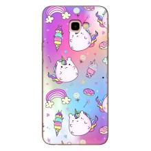 Чехол Unicorn на Samsung Galaxy J4+, J4 Plus, J415 – Радуга и Единорог