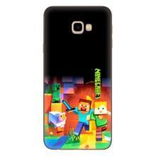 Чохли для Samsung Galaxy J4+, J4 Plus, J415 (Персонажі МайнКрафт) (Герой Майнкрафт)