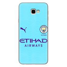 Силиконовые Чехлы принт Футбол на Samsung Galaxy J4+, J4 Plus, J415 – Man City