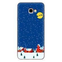 Силиконовый бампер на рождество для Samsung Galaxy J4+, J4 Plus, J415 – Город в снегу