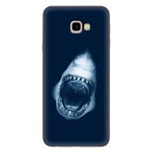 Силиконовый бампер с картинкой животных для Samsung Galaxy J4+, J4 Plus, J415 – Пасть Акулы