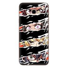 Силиконовые чехлы с глазами Anime для Гелекси Джи4 Плюс – Глаза на чорном