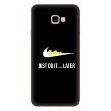 Силиконовый Чехол на Samsung Galaxy J4+, J4 Plus, J415 с картинкой Nike (Later)