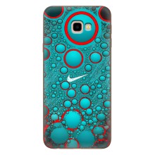 Силиконовый Чехол на Samsung Galaxy J4+, J4 Plus, J415 с картинкой Nike (Найк зеленый)