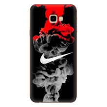 Силиконовый Чехол на Samsung Galaxy J4+, J4 Plus, J415 с картинкой Nike (Nike дым)