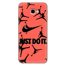 Силиконовый Чехол Nike Air Jordan на Гелекси Джи4 Плюс – Just Do It