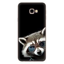 Силиконовый Чехол с Енотами на Samsung Galaxy J4+, J4 Plus, J415 – Стильный Енот