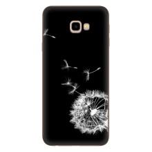 Силиконовый Чехол с одуванчиками на Samsung Galaxy J4+, J4 Plus, J415 – Одуванчик на чёрном