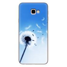 Силиконовый Чехол с одуванчиками на Samsung Galaxy J4+, J4 Plus, J415 – Одуванчик на голубом