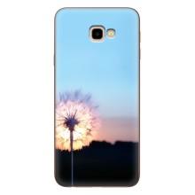 Силиконовый Чехол с одуванчиками на Samsung Galaxy J4+, J4 Plus, J415 – Закат с одуванчиком