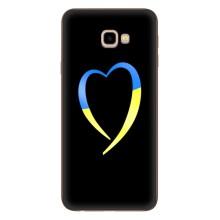 Силиконовый Чехол на Samsung Galaxy J4+, J4 Plus, J415 (Я-Украина) – Украинское сердце