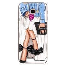 Силиконовый Чехол на Samsung Galaxy J4+, J4 Plus, J415 с картинкой Стильных Девушек – Мода
