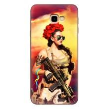 ЗСУ Чехлы (TPU) для Samsung Galaxy J4+, J4 Plus, J415 – Женщина солдат