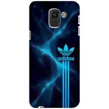 Чохли Адидас для Samsung Galaxy J6 2018, J600F (AlphaPrint) (Синій Адідас)