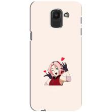 Чехлы Персонажи Аниме Наруто для Samsung Galaxy J6 2018, J600F (AlphaPrint)