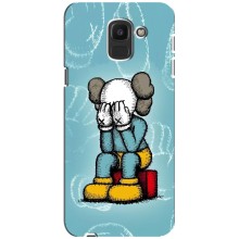 Чехлы для Samsung Galaxy J6 2018, J600F - Bearbrick Louis Vuitton (PREMIUMPrint) (Плач Bearbrick)