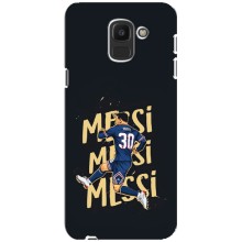 Чохли для Samsung Galaxy J6 2018, J600F (Leo чемпіон) (AlphaPrint) (Messi ПСЖ)