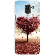 Чехлы для любимой на Самсунґ Дж6 2018 (VPrint) (Дерево серце)
