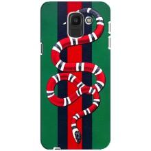 Чохли  GUCCI для Самсунґ Дж6 2018 (AlphaPrint) (Gucci змія)
